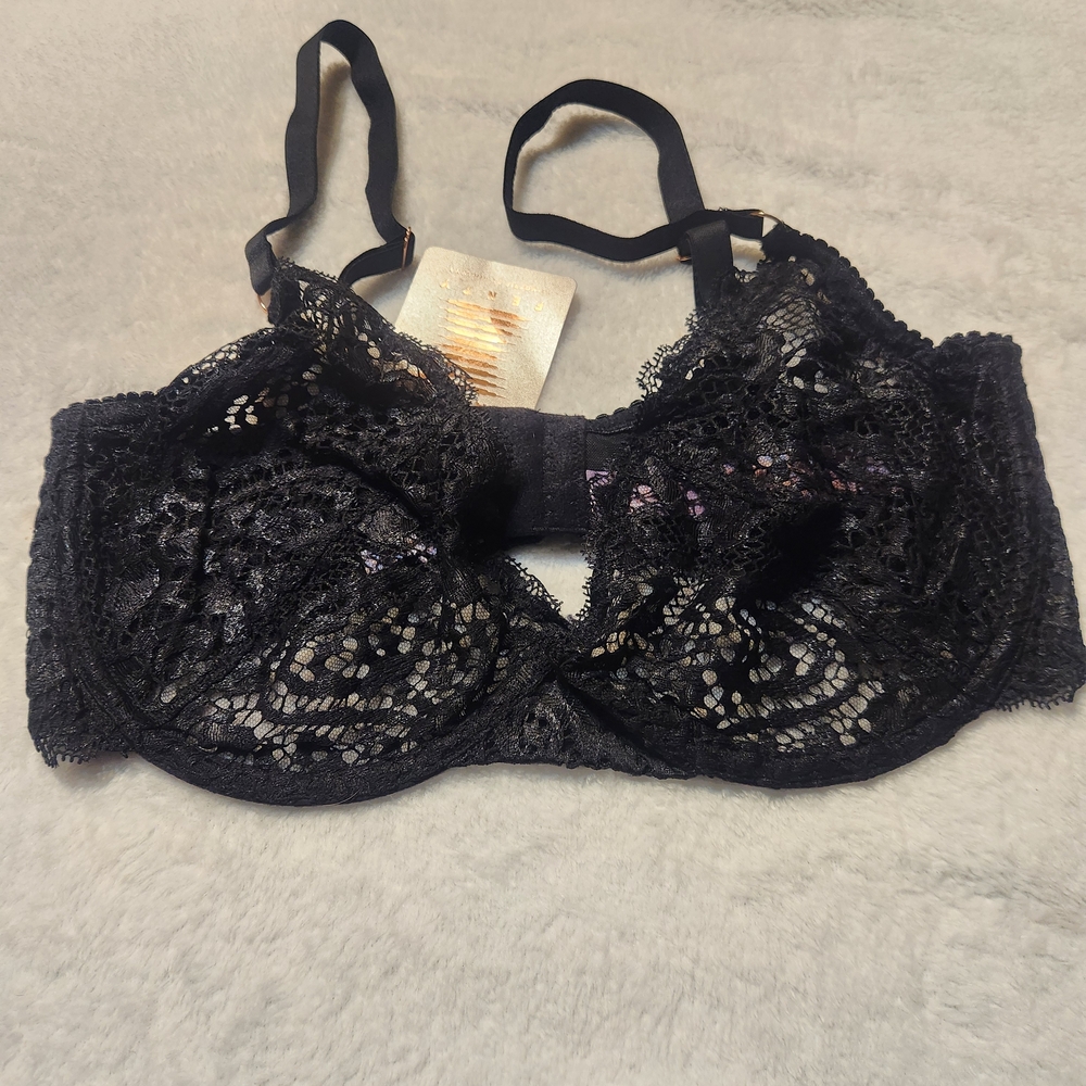 Savage X Fenty Black Lace Bra
